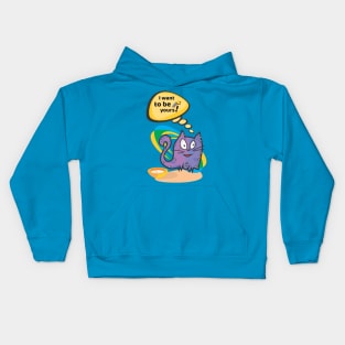 Funny Cat Cata-Vento Says to you Kids Hoodie